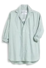 Frank & Eileen Frank & Eileen Shirley Oversized Button Up Shirt Green Stripe