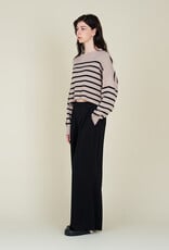 G&G G&G Stripe Crop Sweater Ecru