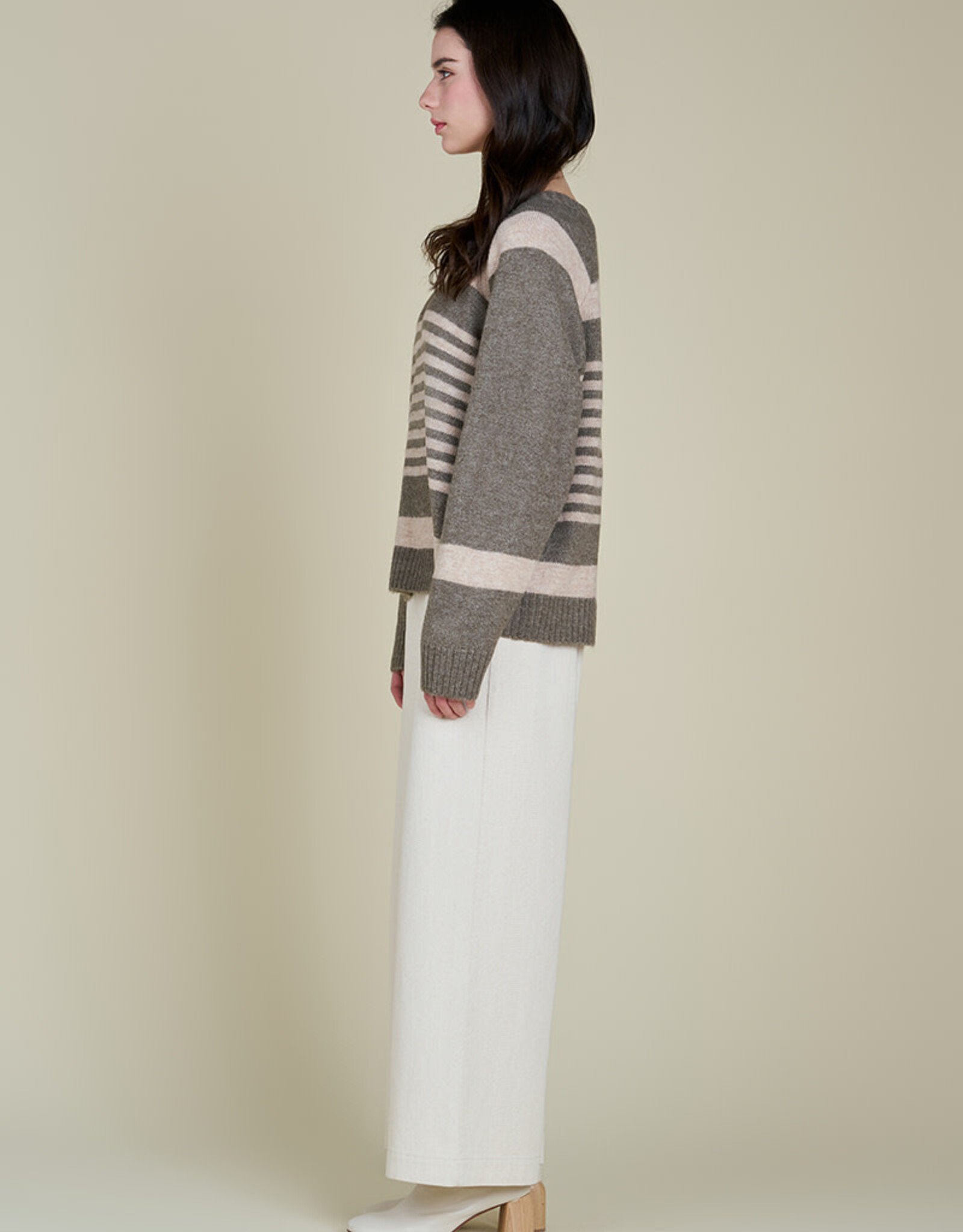 G&G G&G Thick/Thin Stripe Sweater