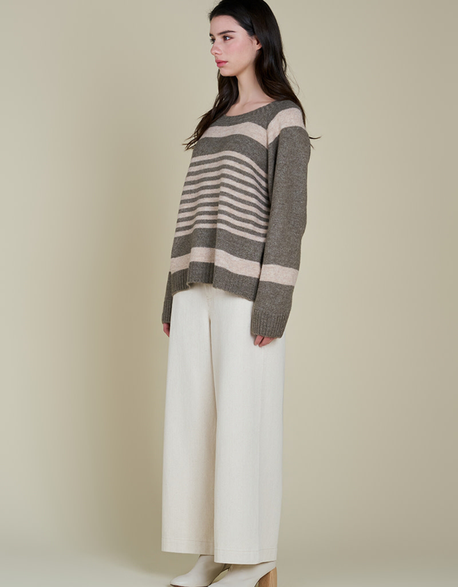 G&G G&G Thick/Thin Stripe Sweater