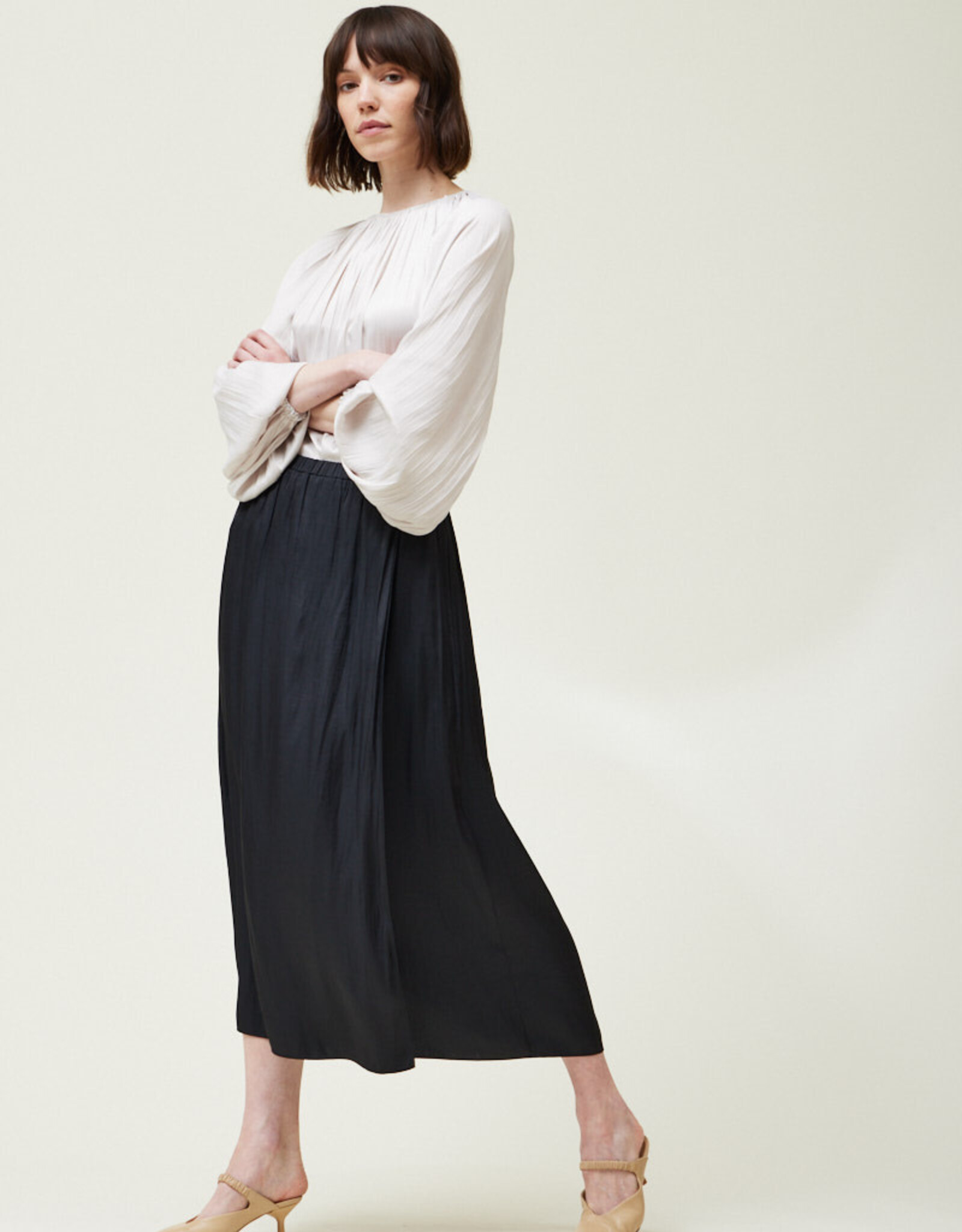 G&G G&G Overlap Satin Skirt