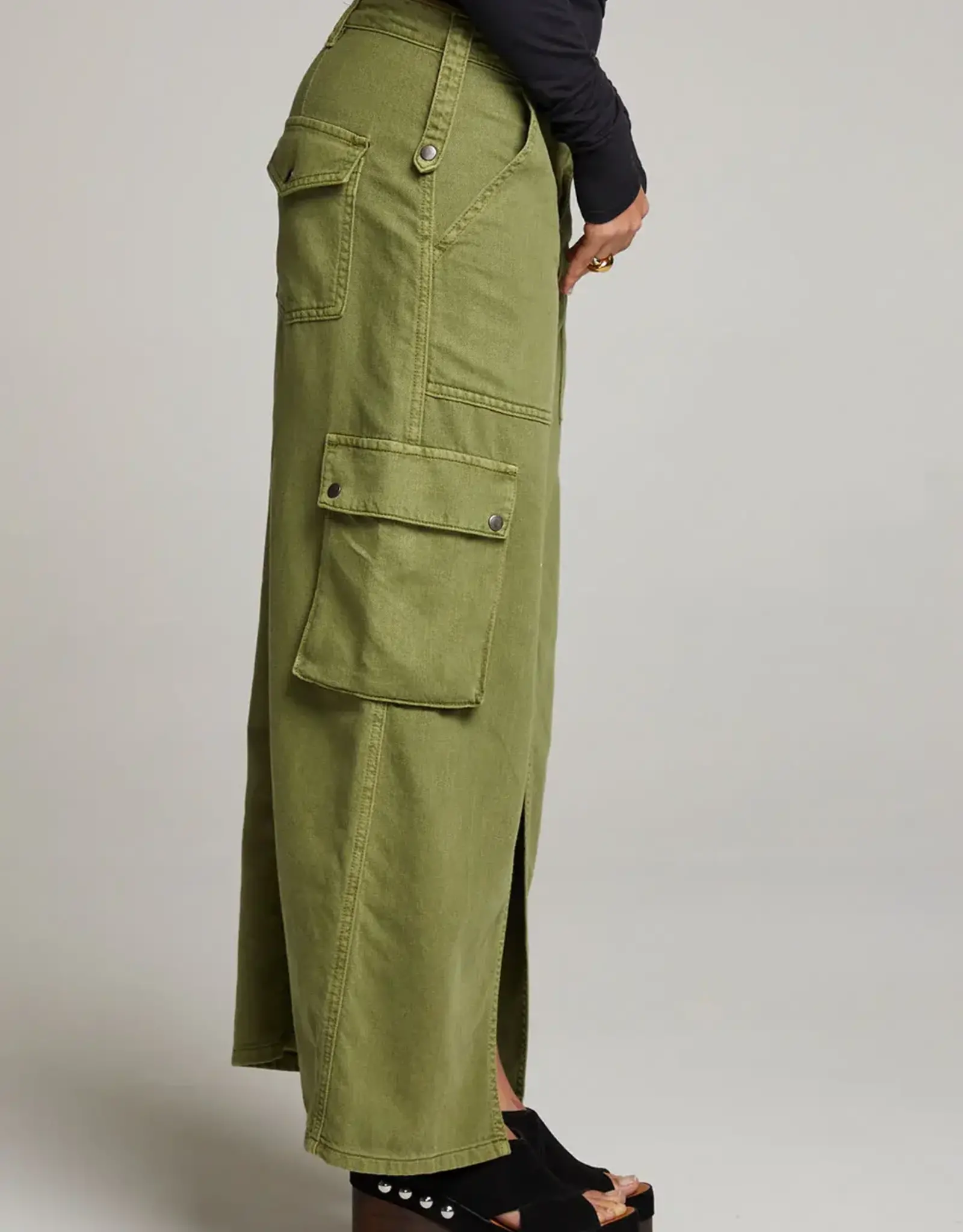 Chaser Chaser Tri Maxi Skirt Sphagnum