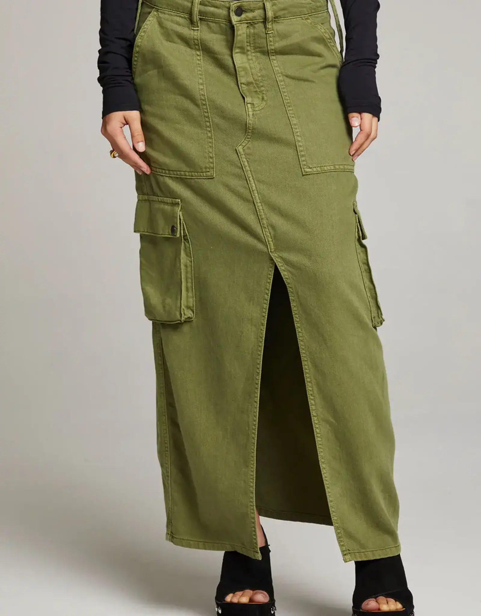 Chaser Chaser Tri Maxi Skirt Sphagnum