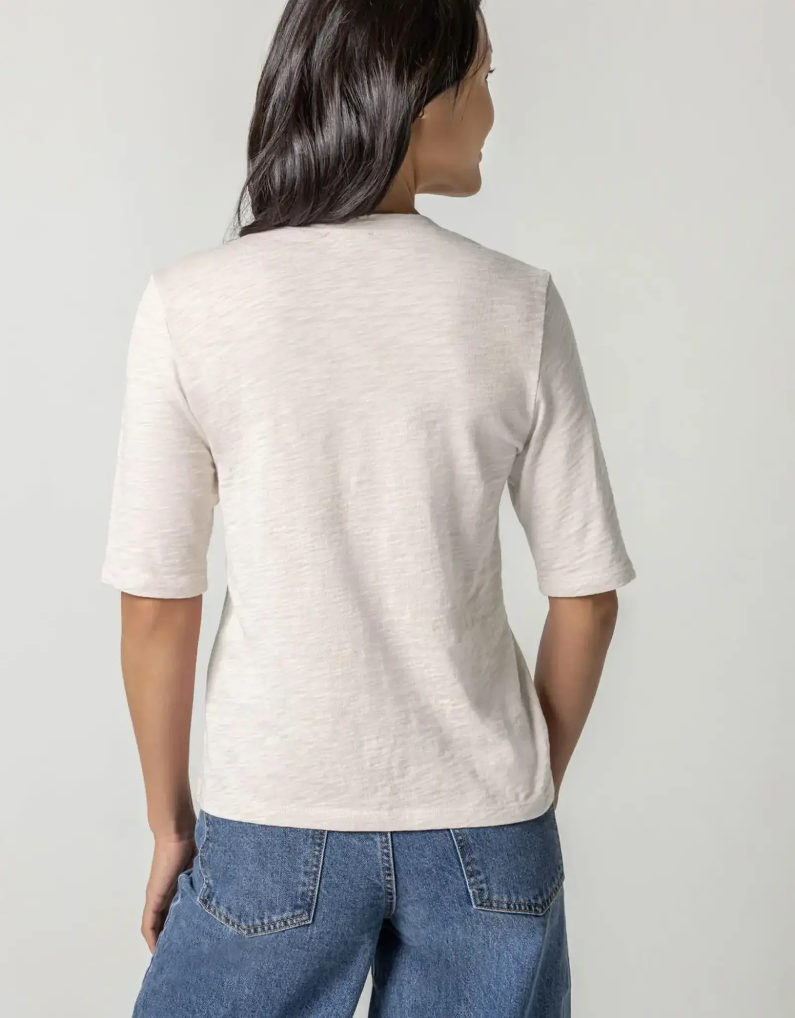 Lilla P Lilla P Elbow Sleeve Crewneck Tee