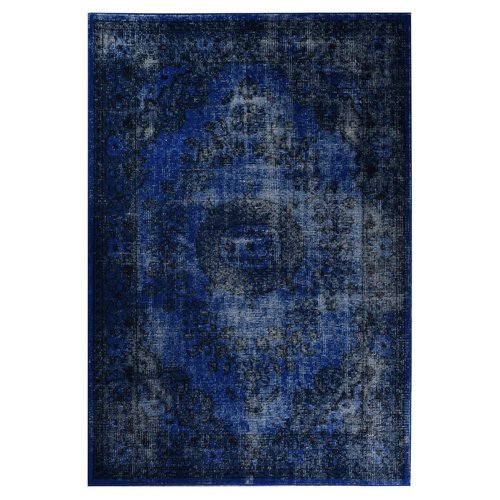 Tapis exotique bleu et noir Istanbul par Renwil Tapis exotique bleu et noir Istanbul par Renwil