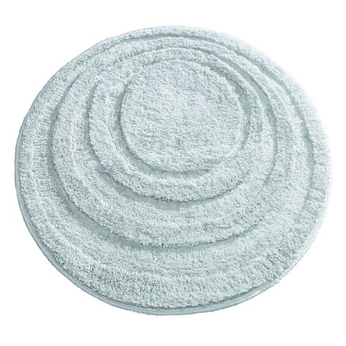 Tapis de bain bleu pâle rond Spa par Interdesign Tapis de bain bleu pâle rond Spa par Interdesign