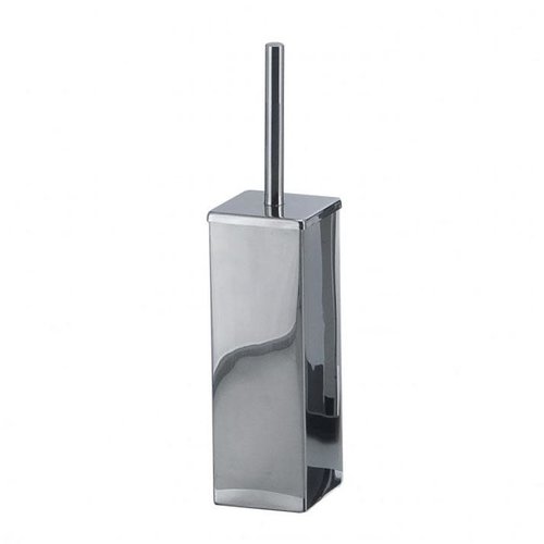 Brosse de toilette chrome carrée Quadrat par Impérial Brosse de toilette chrome carrée Quadrat par Impérial