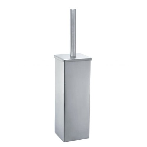 Brosse de toilette inox carrée Quadrat par Impérial Brosse de toilette inox carrée Quadrat par Impérial