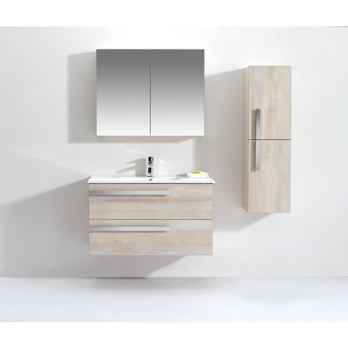 Vanité Saphir bois 48" avec dessus en porcelaine Vanité Saphir bois 48" avec dessus en porcelaine