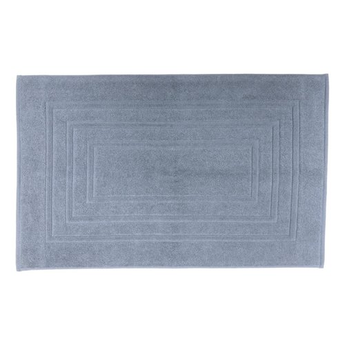 Tapis de bain bleu gris antidérapant Houston Tapis de bain bleu gris antidérapant Houston