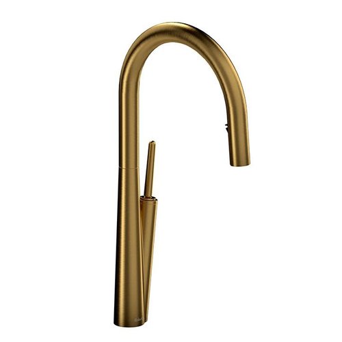 Riobel Robinet de cuisine monotrou or brossé Solstice par Riobel Riobel Robinet de cuisine monotrou or brossé Solstice par Riobel