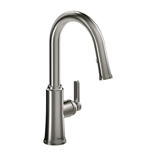 Riobel Robinet de cuisine monotrou inox Trattoria rond par Riobel Riobel Robinet de cuisine monotrou inox Trattoria rond par Riobel
