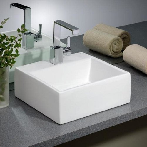 CHEVIOT Lavabo carré de type vasque Rio par Cheviot CHEVIOT Lavabo carré de type vasque Rio par Cheviot