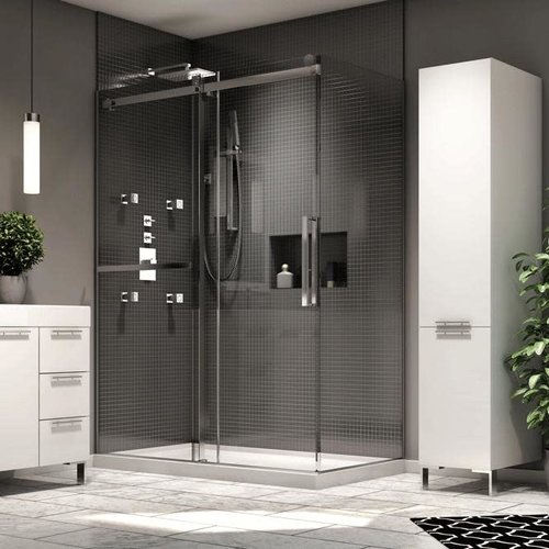 Porte de douche en coin Exalt par Neptune Porte de douche en coin Exalt par Neptune