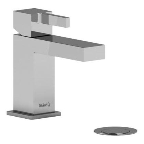 Robinet de lavabo monotrou chrome avec drain Mizo par Riobel Robinet de lavabo monotrou chrome avec drain Mizo par Riobel