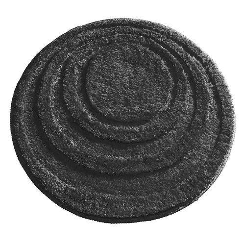 Tapis de bain noir rond Spa par Interdesign Tapis de bain noir rond Spa par Interdesign