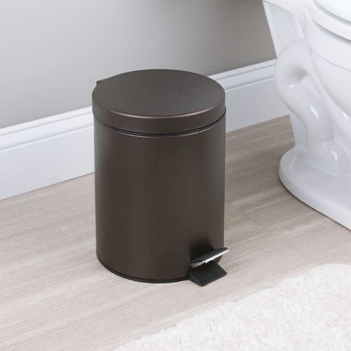 Poubelle à pédale bronze de 5 L Poubelle à pédale bronze de 5 L