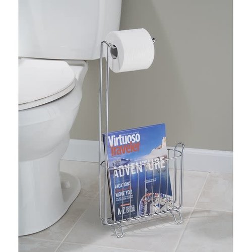 Support à papier de toilette et magazines chrome Classico Support à papier de toilette et magazines chrome Classico