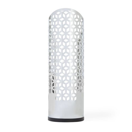 Rangement pour papier hygiénique chrome Hexacube par Better Living Rangement pour papier hygiénique chrome Hexacube par Better Living