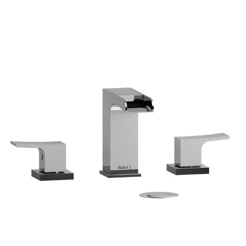 Robinet de lavabo 8" chrome avec drain Zendo par Riobel Robinet de lavabo 8" chrome avec drain Zendo par Riobel