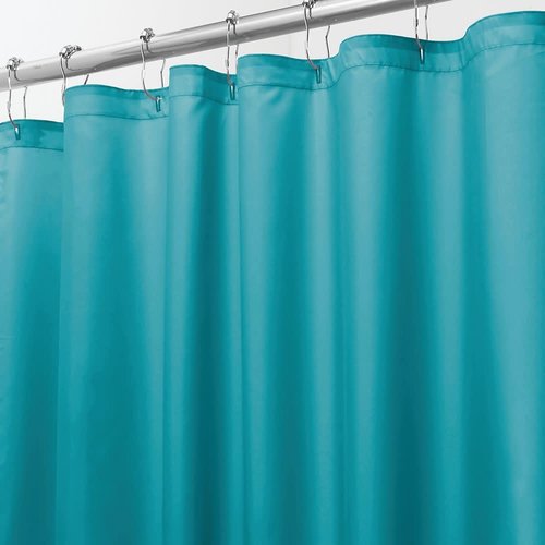 Rideau de douche uni turquoise par Interdesign Rideau de douche uni turquoise par Interdesign