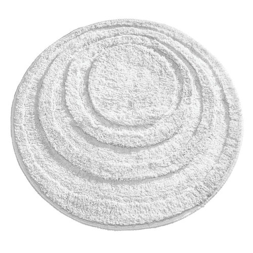 Tapis de bain blanc rond Spa par Interdesign Tapis de bain blanc rond Spa par Interdesign