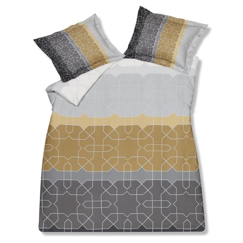 Ensemble de housse de couette jaune Upside Down Ensemble de housse de couette jaune Upside Down