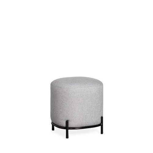 TORRE&TAGUS Banc simple gris avec pied noir TORRE&TAGUS Banc simple gris avec pied noir