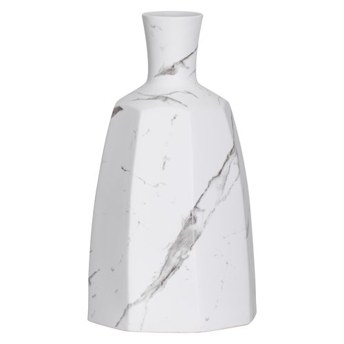 TORRE&TAGUS Grand vase Aris effet marbre blanc TORRE&TAGUS Grand vase Aris effet marbre blanc