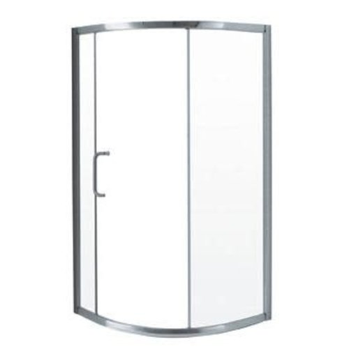 Porte de douche Cologne chrome et brume par Neptune Porte de douche Cologne chrome et brume par Neptune