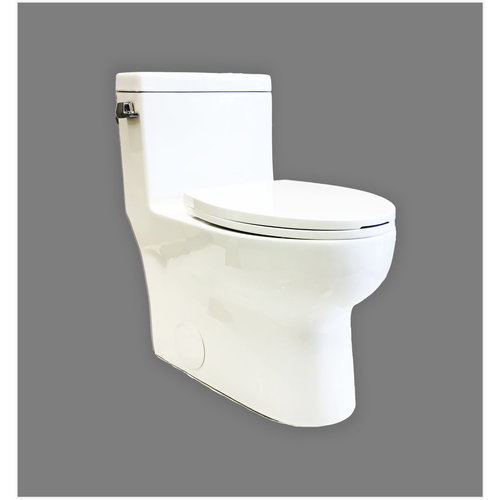 Toilette allongée Mainline monopièce 4.8L blanche Toilette allongée Mainline monopièce 4.8L blanche