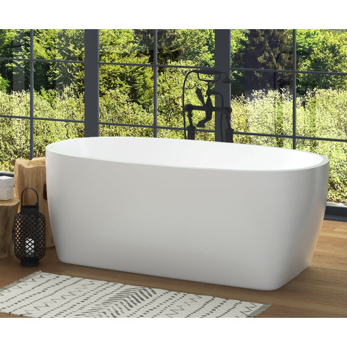 OCEANIA BAIN AUTOPORTANT CHILKO AVEC PLAGE 57X34 BLANC OCEANIA BAIN AUTOPORTANT CHILKO AVEC PLAGE 57X34 BLANC