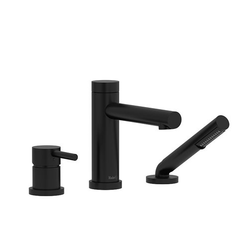 Riobel Robinet de bain noir avec douchette GS par Riobel Riobel Robinet de bain noir avec douchette GS par Riobel