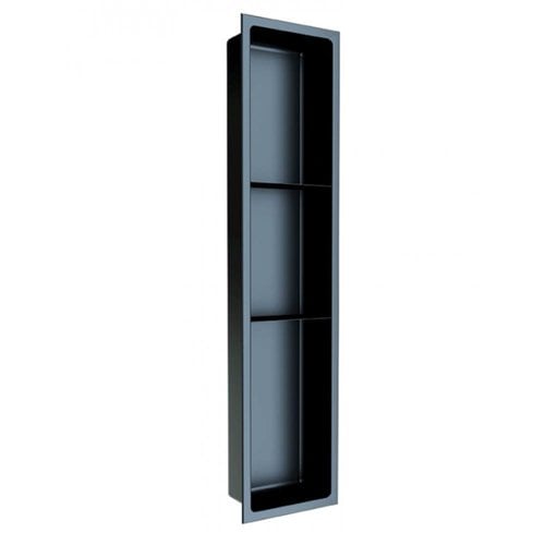 ZVELT Niche Ana 2 tablettes 8x36x4 Noir Mat ZVELT Niche Ana 2 tablettes 8x36x4 Noir Mat