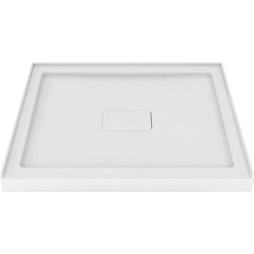 ZITTA Base de douche 36x36 en coin, drain central par ZITTA ZITTA Base de douche 36x36 en coin, drain central par ZITTA