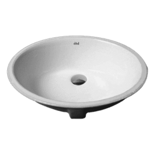 AKKTUEL Lavabo sous plan oval en porcelaine blanche par AKTUELL AKKTUEL Lavabo sous plan oval en porcelaine blanche par AKTUELL