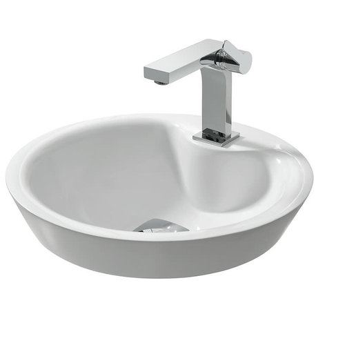 Lavabo AILE rond semi encastré avec trop plein par ACRY ROYAL Lavabo AILE rond semi encastré avec trop plein par ACRY ROYAL