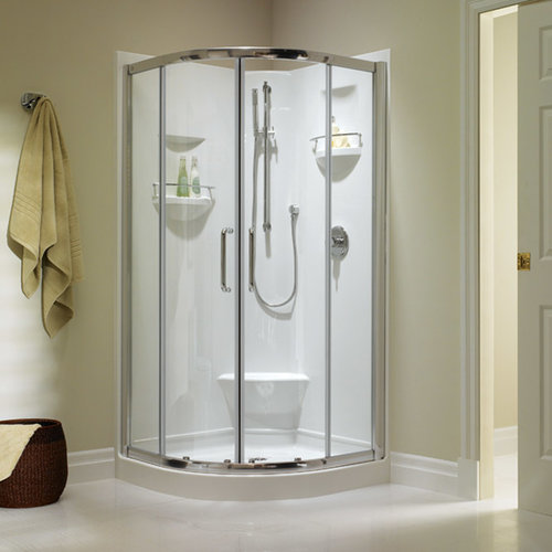 NEPTUNE Base de douche Izia neo-ronde 36'' x 36'' 2 pièces par NEPTUNE NEPTUNE Base de douche Izia neo-ronde 36'' x 36'' 2 pièces par NEPTUNE