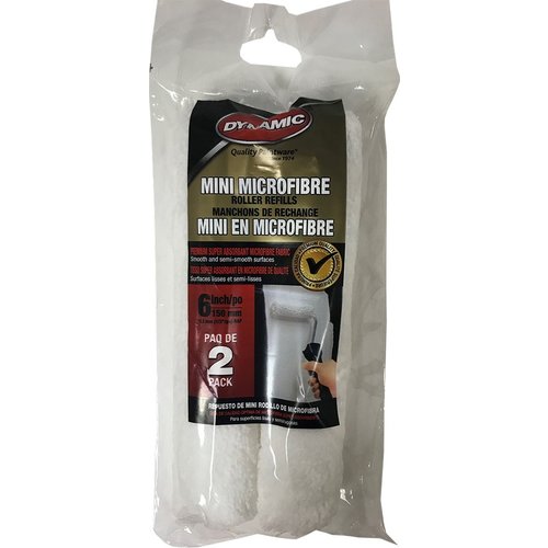 Mini rouleau en microfibre Dynamic 1/4po paquet de 2 Mini rouleau en microfibre Dynamic 1/4po paquet de 2