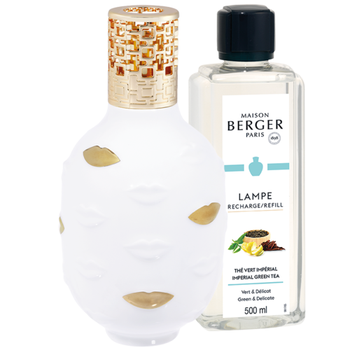 Coffret lampe Berger Muse par Jonathan Adler avec recharge Thé vert impérial - 500 ml (16.9oz) Coffret lampe Berger Muse par Jonathan Adler avec recharge Thé vert impérial - 500 ml (16.9oz)