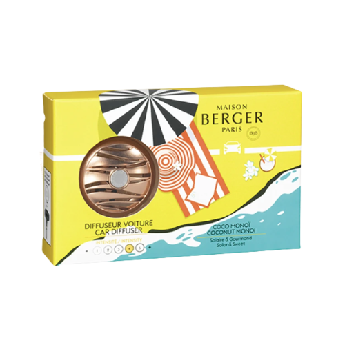 Coffret diffuseur voiture Blissfull – Coco monoï Coffret diffuseur voiture Blissfull – Coco monoï