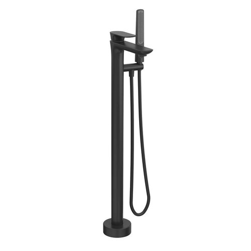 Robinet de bain au SENS avec douchette noir mat par BARIL Robinet de bain au SENS avec douchette noir mat par BARIL