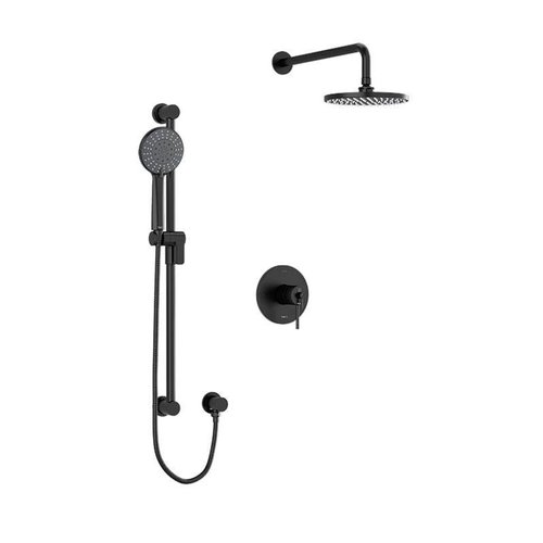 Riobel Finition kit GS 2 voies coaxial type t/p noir mat par RIOBEL Riobel Finition kit GS 2 voies coaxial type t/p noir mat par RIOBEL