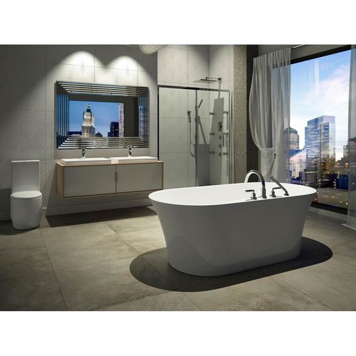 NEPTUNE Bain autoportant Baden 32x66 1 pièce blanc par Neptune NEPTUNE Bain autoportant Baden 32x66 1 pièce blanc par Neptune