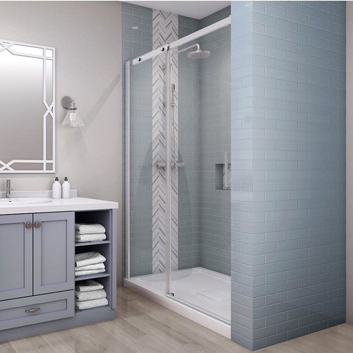 ZITTA VAGUE 48 PORTE ALCOVE CHROME CLAIR ZITTA VAGUE 48 PORTE ALCOVE CHROME CLAIR