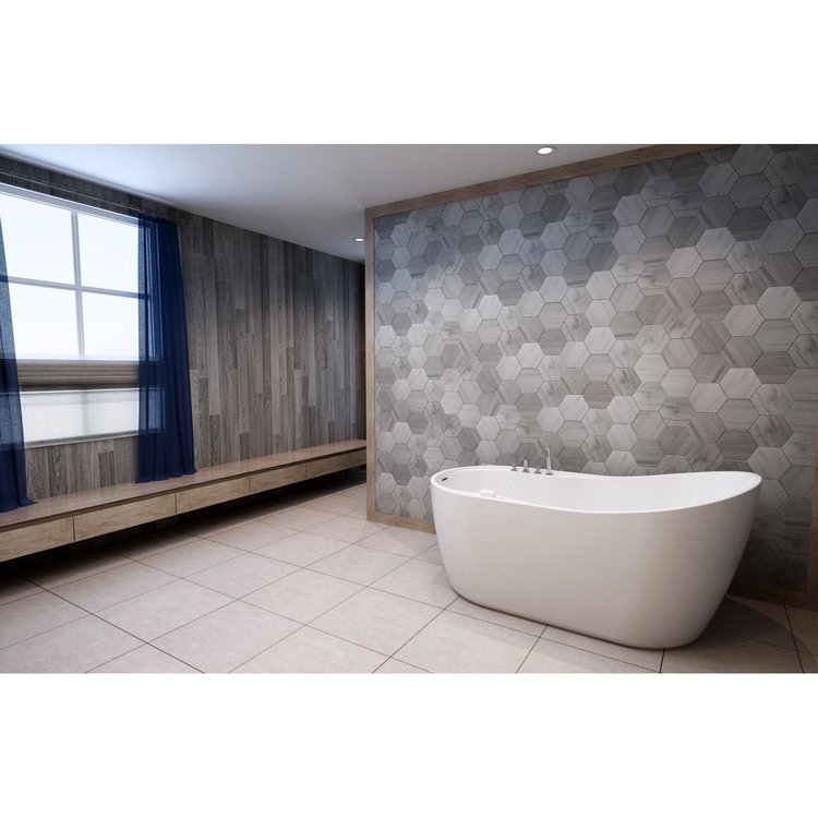 ZITTA Bain autoportant idea 31-1/2 x 60po blanc