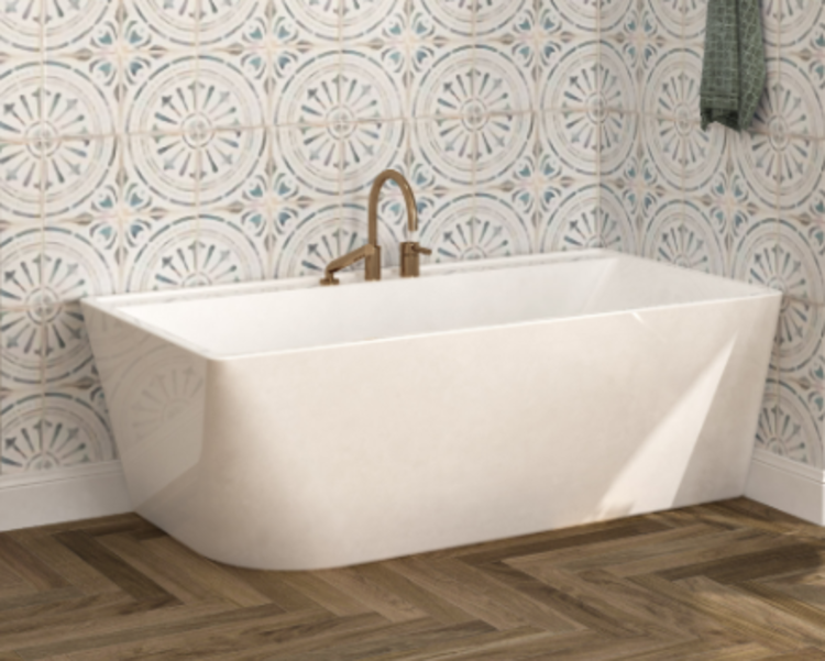OCEANIA Bain en coin rupert 62x34x22 jupe avant et droite