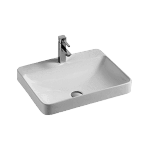 AKKTUEL LAVABO RECTANGLE 23-1/8 X 18-1/4 X 3H BLANC AKKTUEL LAVABO RECTANGLE 23-1/8 X 18-1/4 X 3H BLANC