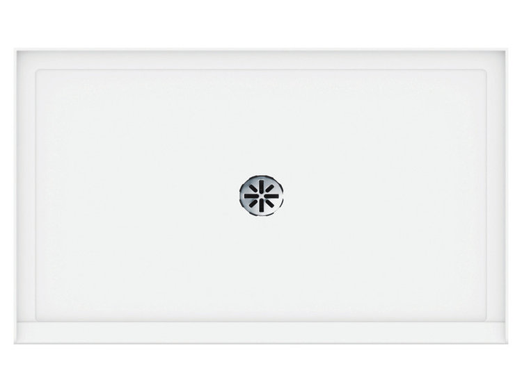 NEPTUNE BASE IMPACT 36X60 ALCOVE DRAIN CENTRAL BLANC