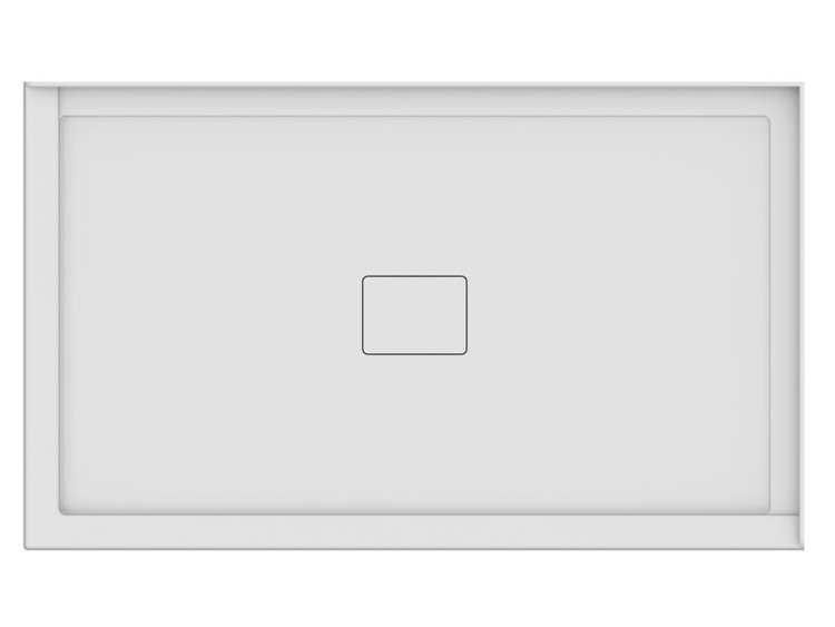 NEPTUNE BASE ROUGE 36X60 DRAIN CENTRAL BRIDE DROITE, BL